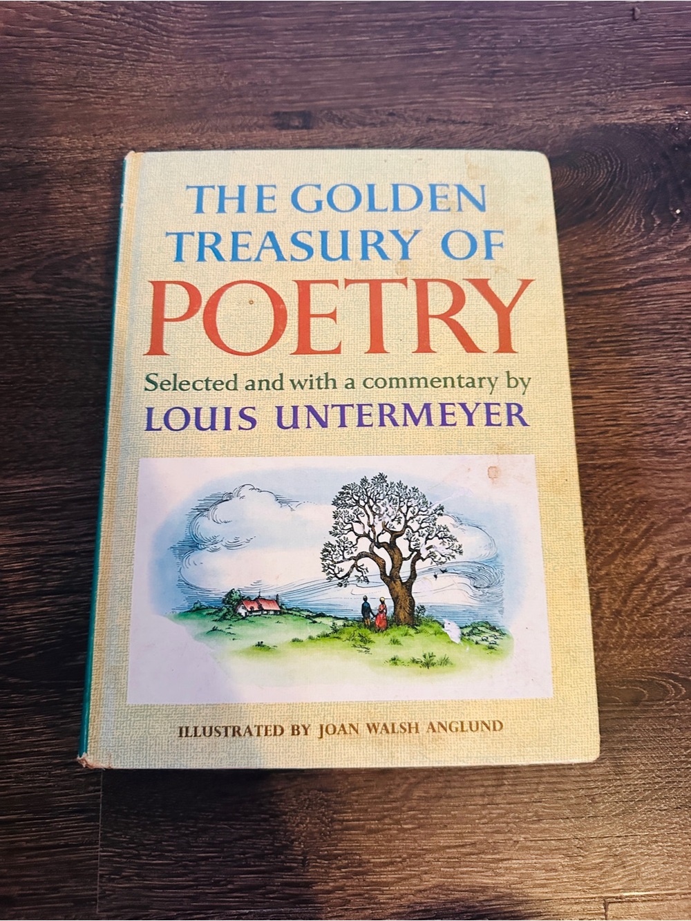 Vintage 1959 The Golden Treasury of Poetry Louis Untermeyer Joan Walsh Anglund